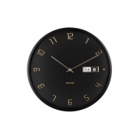 Nástenné hodiny Karlsson 5953BK, 30cm